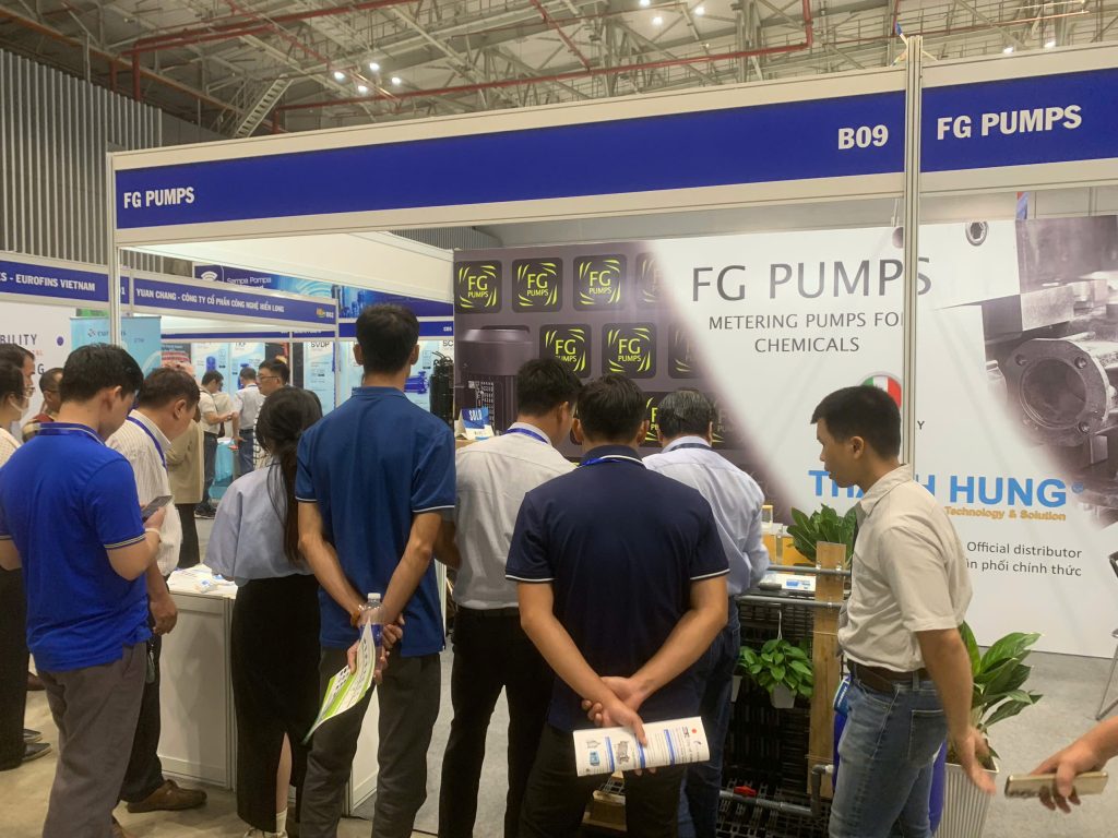 Gian hàng FG Pumps tại Vietwater thu hút đông đảo khách tham quan